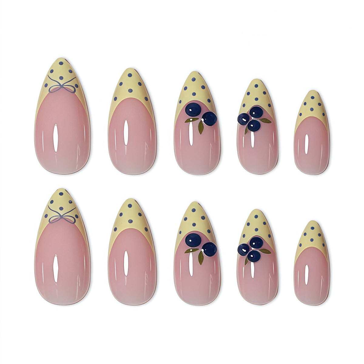 Siopsrl | Elegant Floral Themed Press-On Nail Extensions Siopsrl