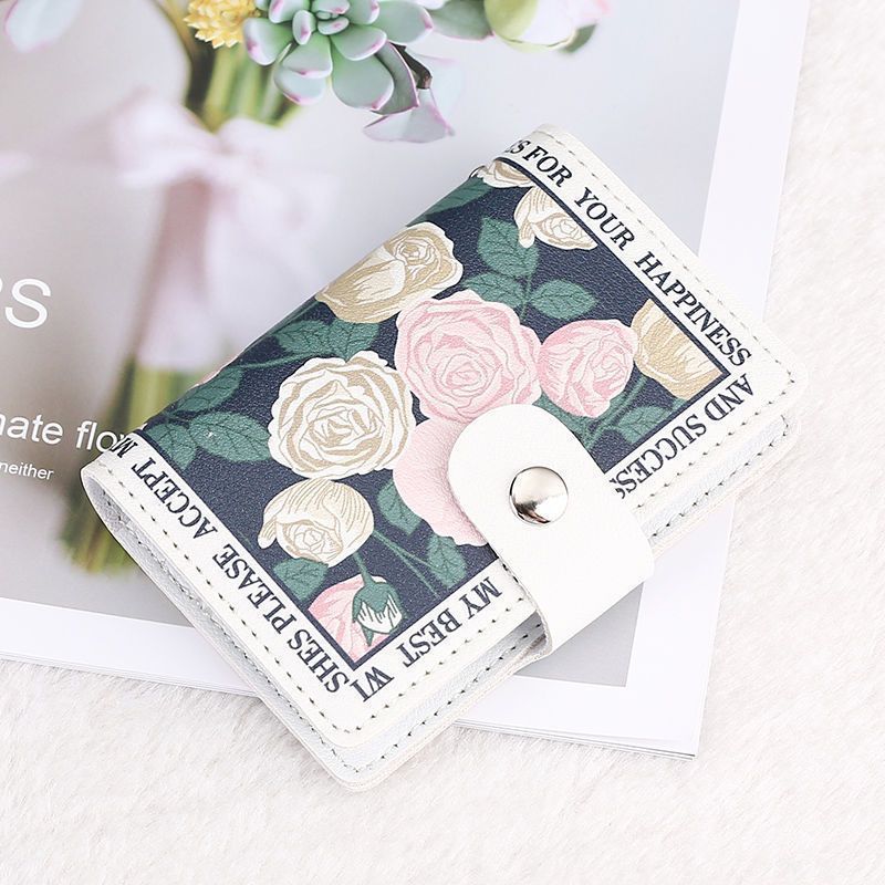 Siopsrl | Elegant Rose Print Wallet Siopsrl