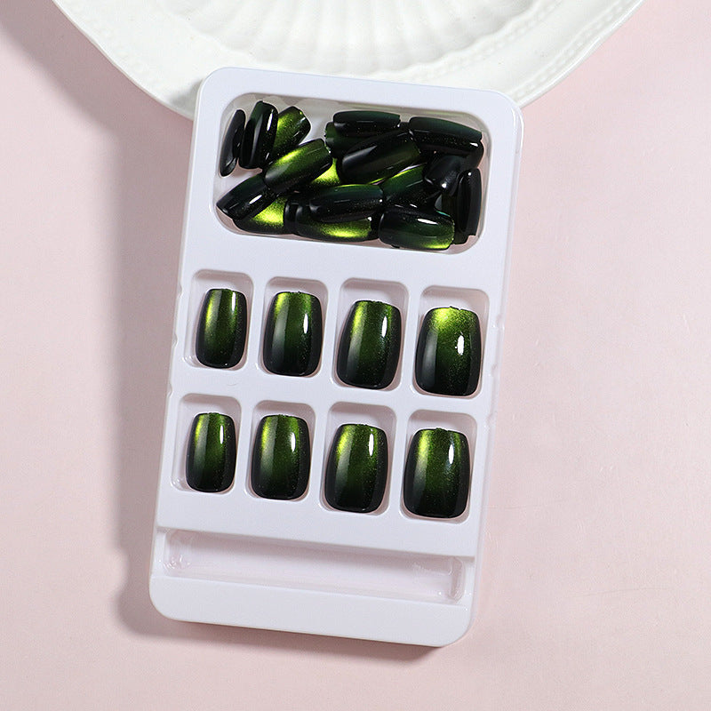 Siopsrl | Artistic Press-On Nail Set with Gradient Effect Siopsrl