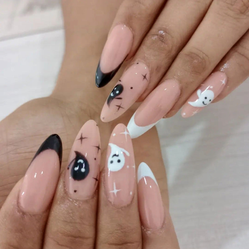 Creative Halloween-Themed Press-On Nail Set Siopsrl
