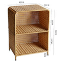 Siopsrl | Natural Woven Open Shelf Storage Unit Siopsrl
