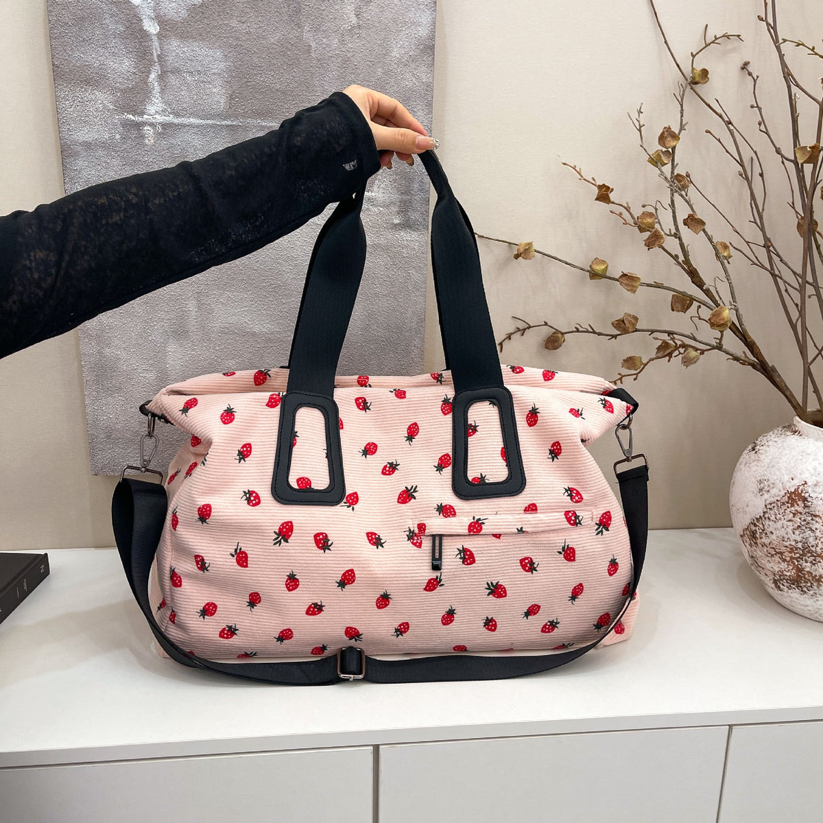 Siopsrl | Tote bag with fruity design and multifunctional compartments Siopsrl