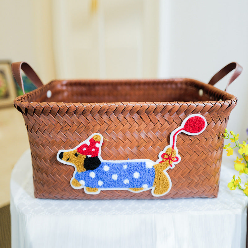 Playful storage basket with animal pattern Siopsrl