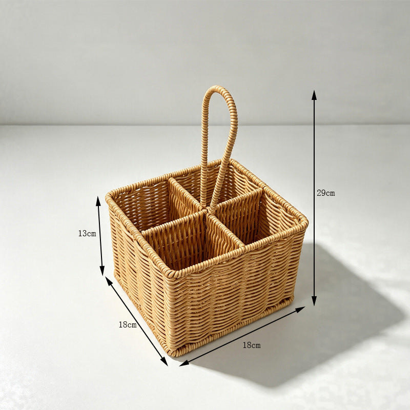 Multi-Compartment Woven Storage Caddy Siopsrl