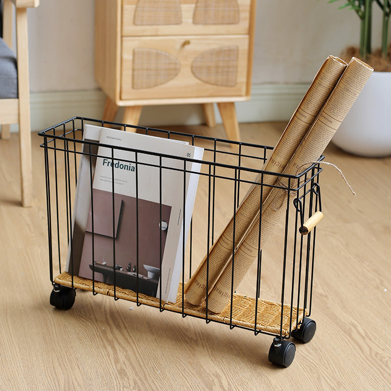 Unisex Modern Storage Basket with Wheels Siopsrl