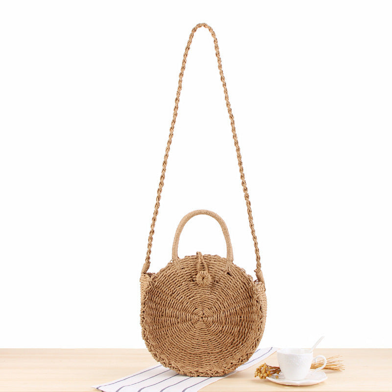 Siopsrl | Round Bast Crossbody Bag with Practical Lining Siopsrl