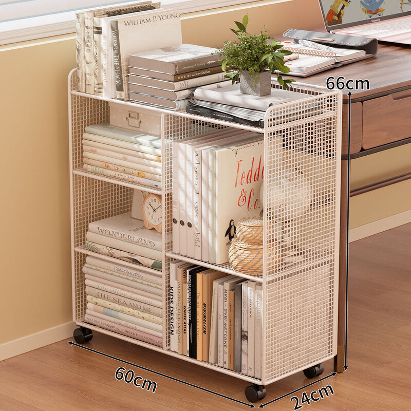 Modern Wire Mesh Bookshelf Organizer Siopsrl