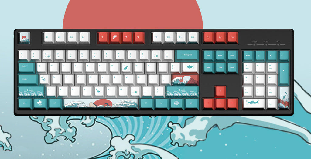 Siopsrl | Ocean-Themed Mechanical Keyboard Siopsrl