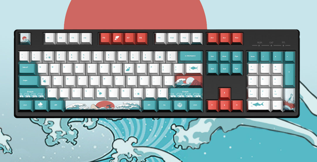 Siopsrl | Ocean-Themed Mechanical Keyboard Siopsrl