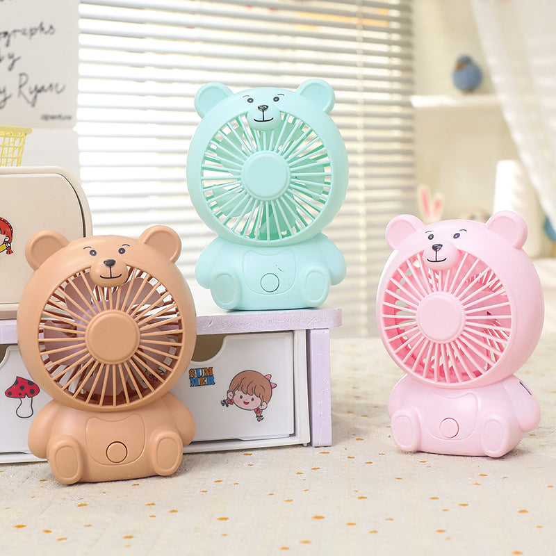 Siopsrl | Portable Usb Hand Fan in Creative Bear Design Siopsrl
