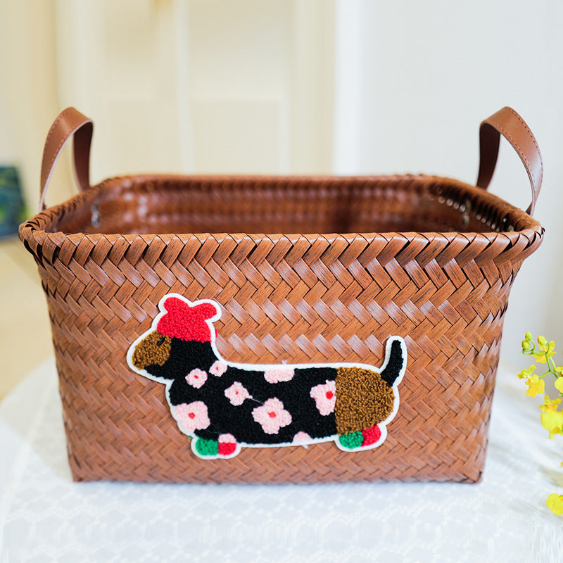 Playful storage basket with animal pattern Siopsrl