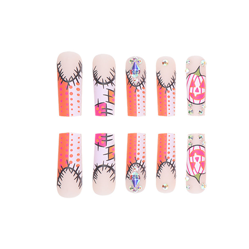 Artistic Halloween-Themed Nail Art Set Siopsrl