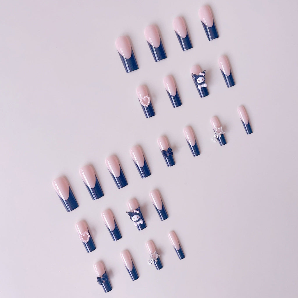 Siopsrl | Artificial nail set with playful 3D designs Siopsrl