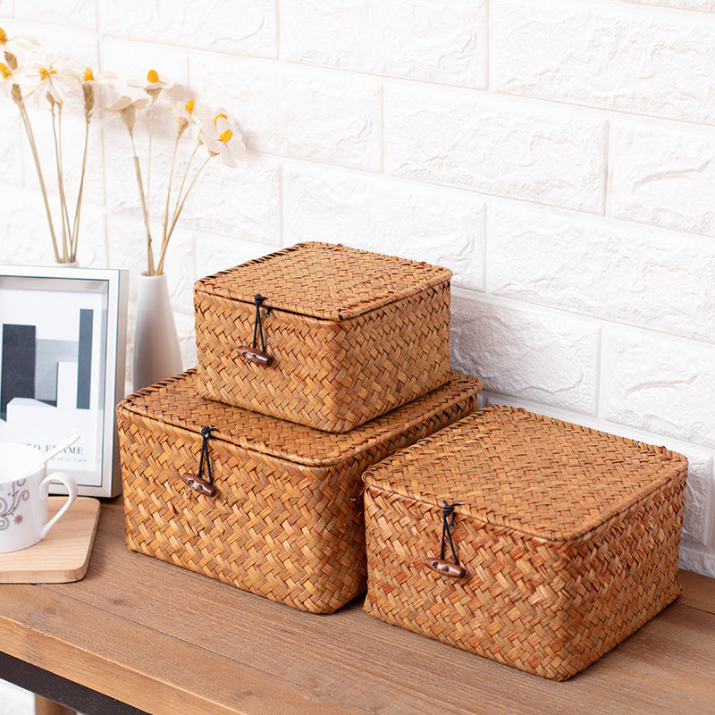 Handmade Woven Storage Cube Siopsrl
