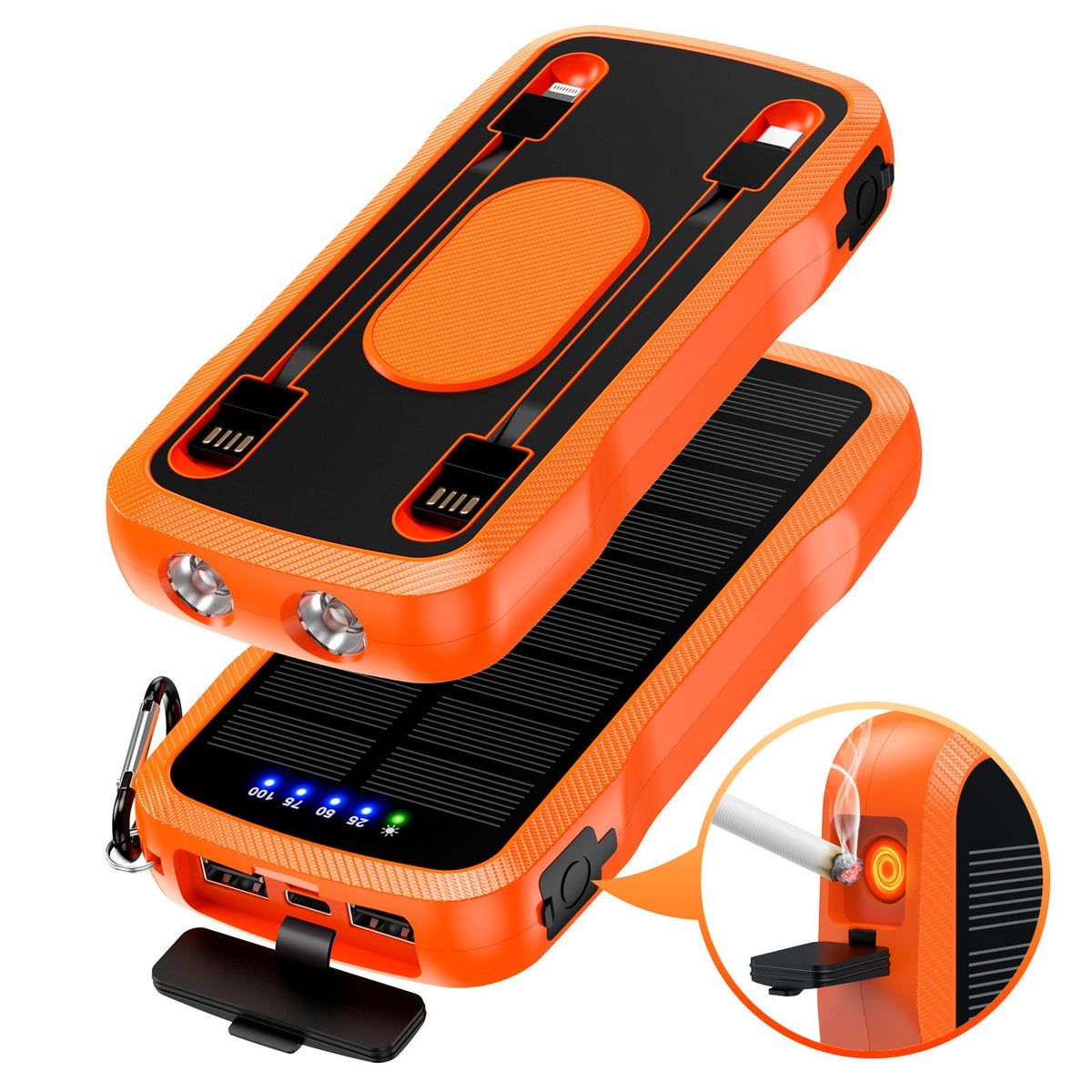 Siopsrl | Solar charger with integrated USB ports and LED lamps Siopsrl