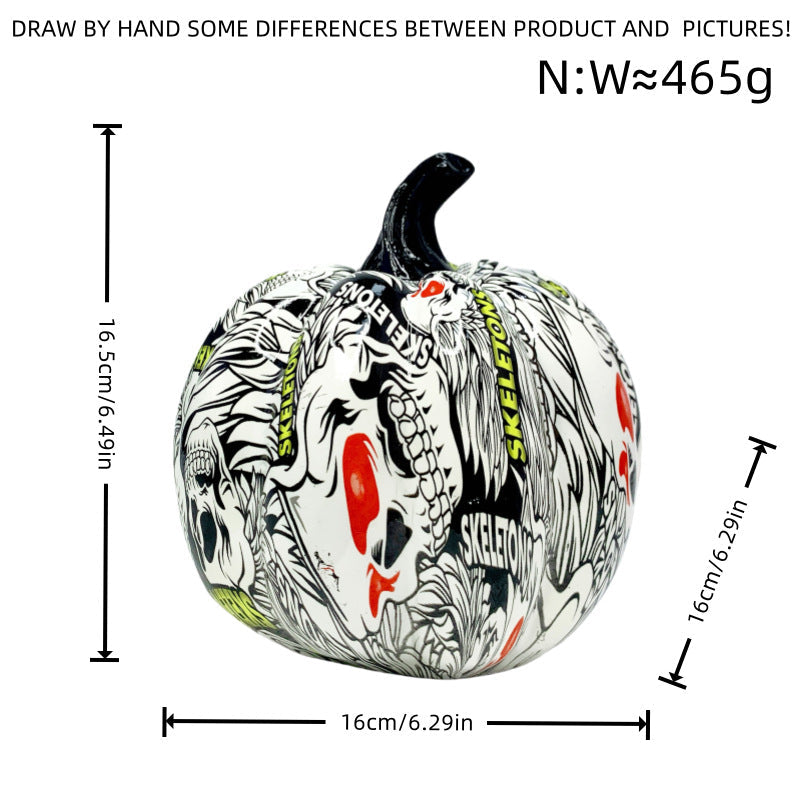 Artistic Halloween Pumpkin Figurine Siopsrl