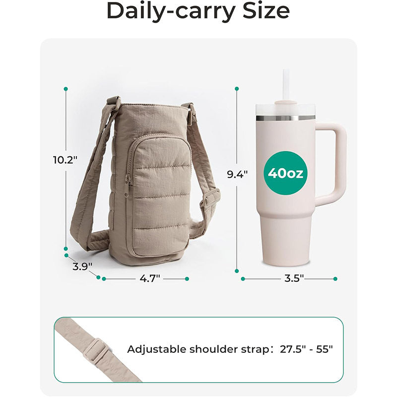 Siopsrl | Insulated Water Bottle Sleeve with Pocket