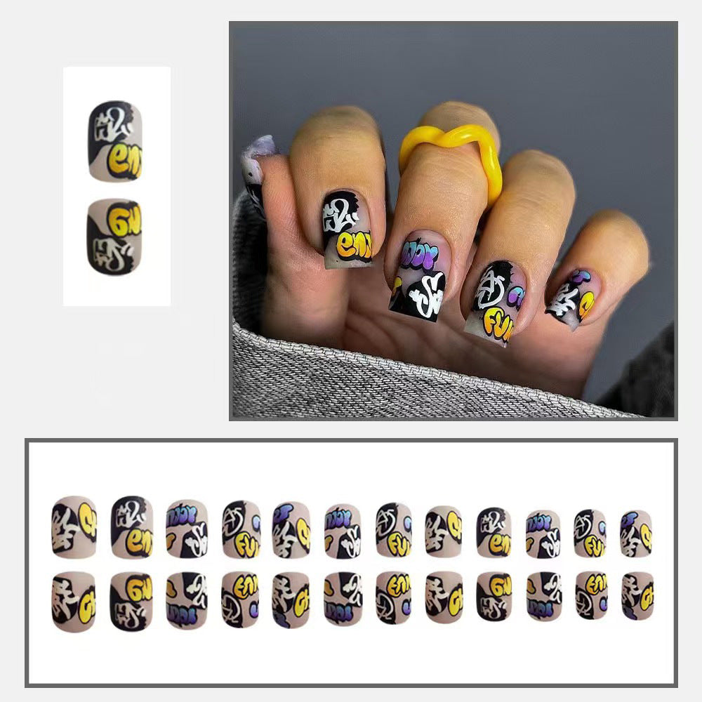 Siopsrl | Creative Nail Art Set with Graffiti Designs Siopsrl