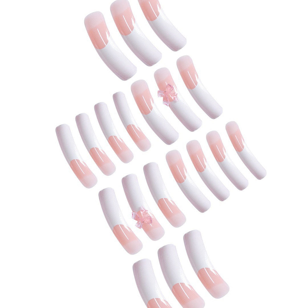 Siopsrl | Elegant Nail Art Enhancements with Decorative Bow Accents Siopsrl