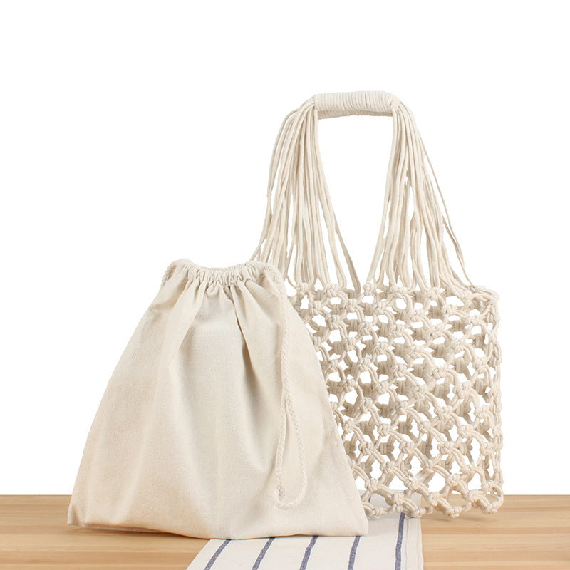 Siopsrl | Sustainable Shoulder Bag with Practical Drawstring Opening Siopsrl