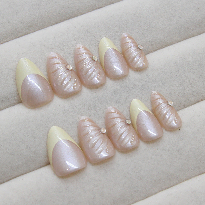 Siopsrl | Artistic Shell-Crafted Press-On Nail Extensions Siopsrl