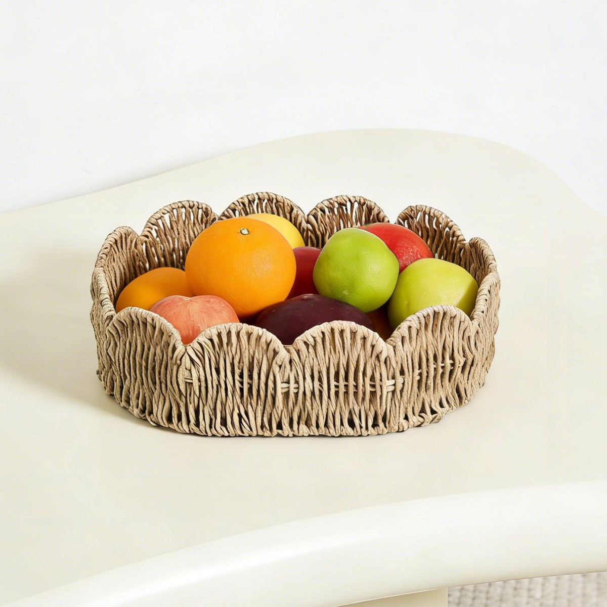 Decorative hand-woven storage basket Siopsrl