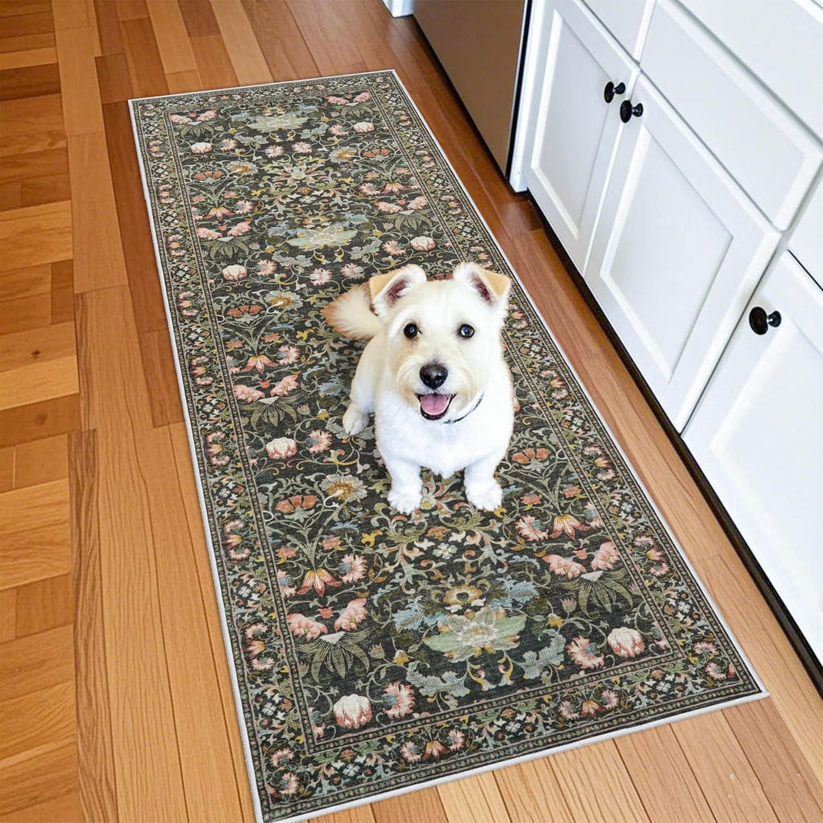 Siopsrl | Floral Kitchen Runner Mat
