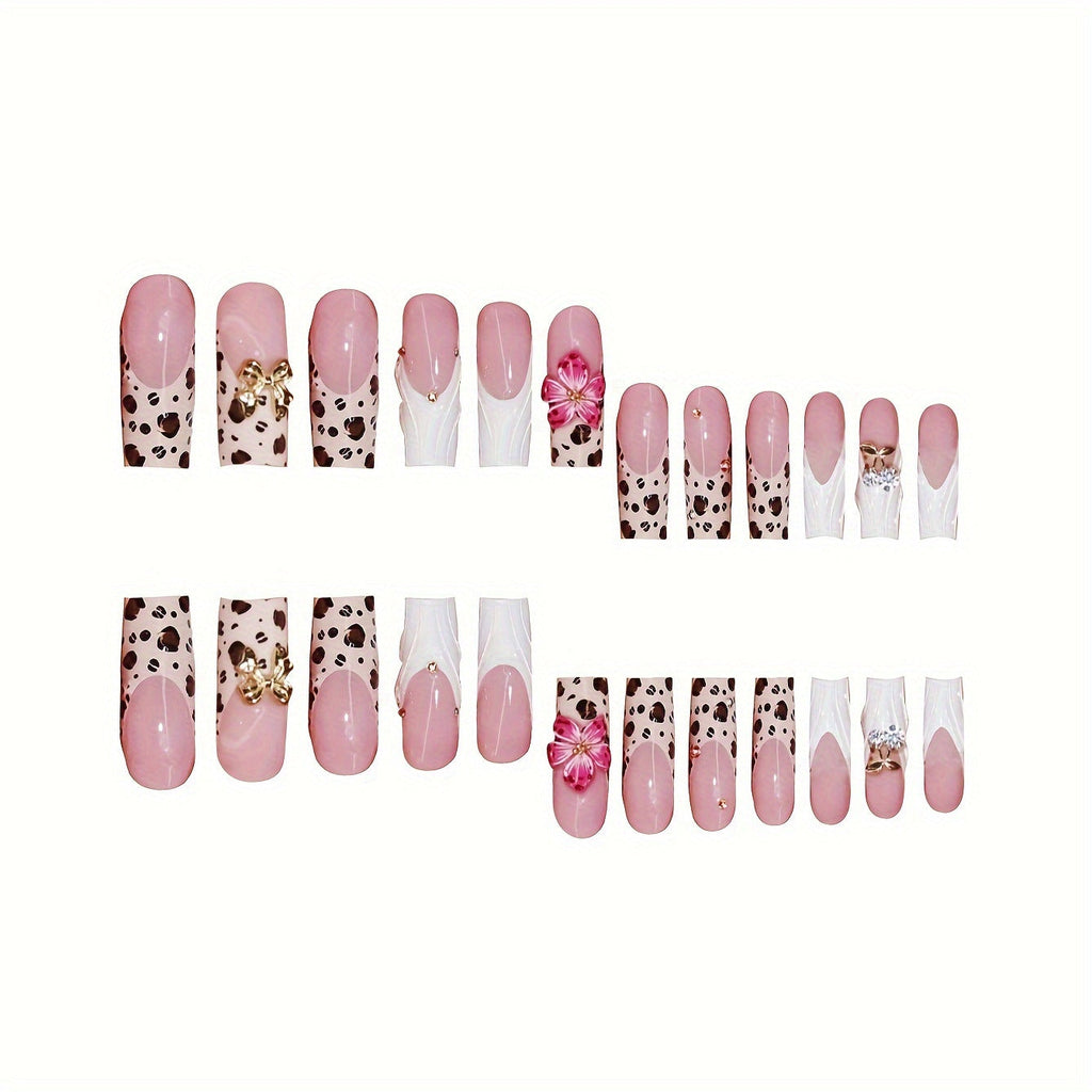 Siopsrl | Premium Rhinestone-Embellished Stiletto Press-On Nails Siopsrl