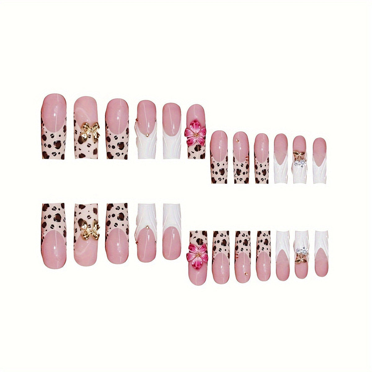 Siopsrl | Premium Rhinestone-Embellished Stiletto Press-On Nails Siopsrl