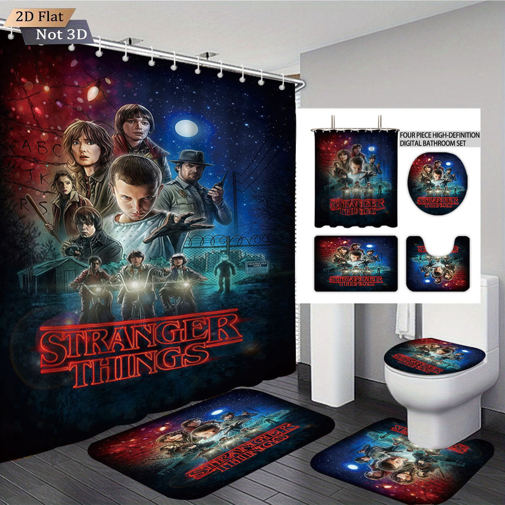 Siopsrl | Stranger Things Adventure-Themed Digital Bathroom Set Siopsrl