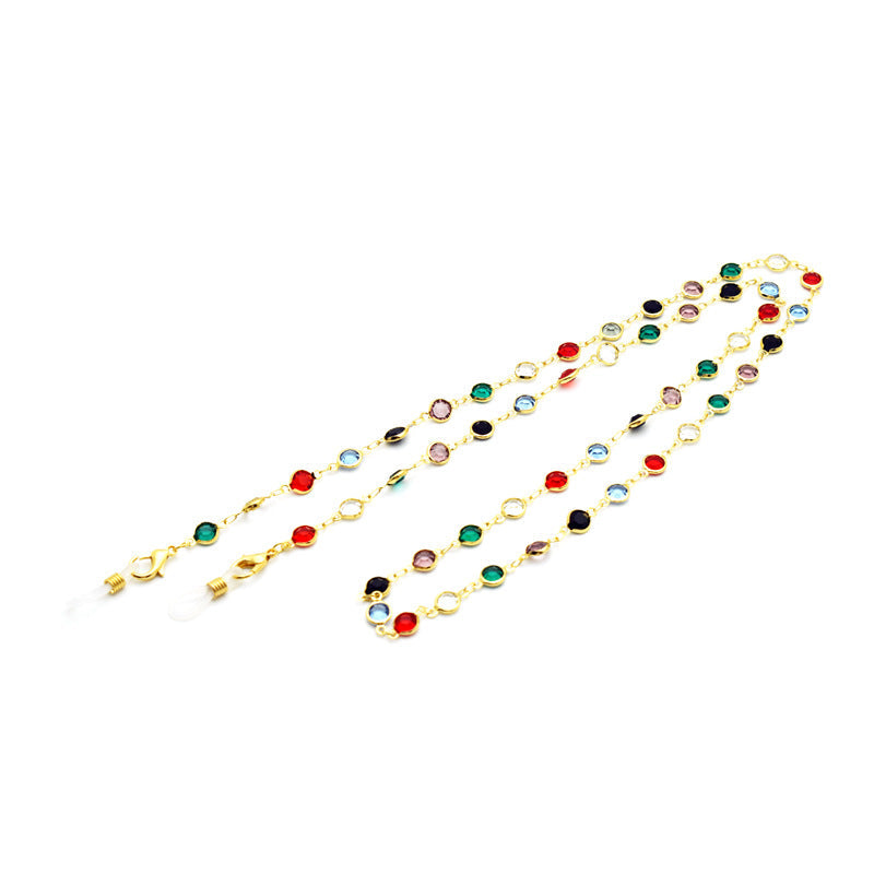 Siopsrl | Colorful Gemstone Eyewear Chain Siopsrl