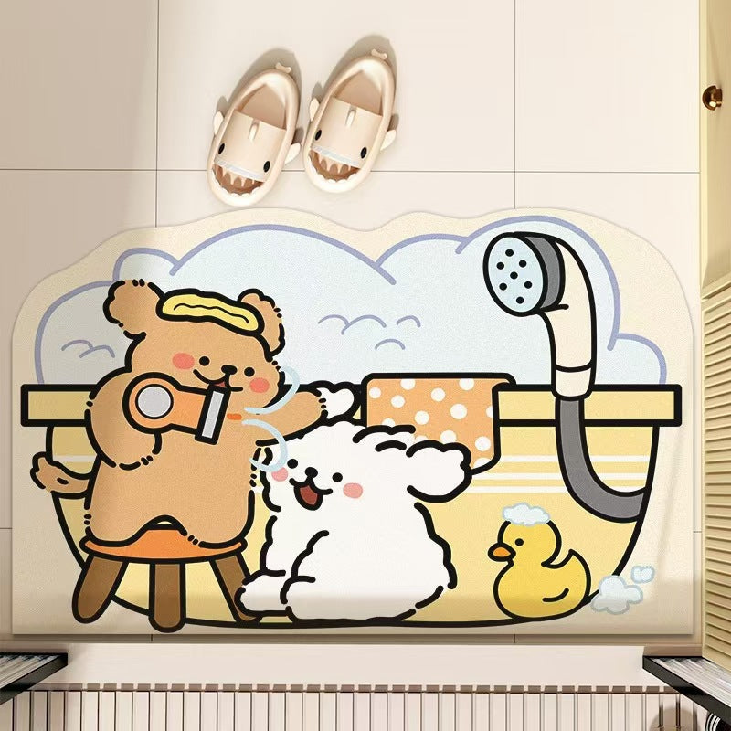 Siopsrl | Cartoon Bath Mat Siopsrl