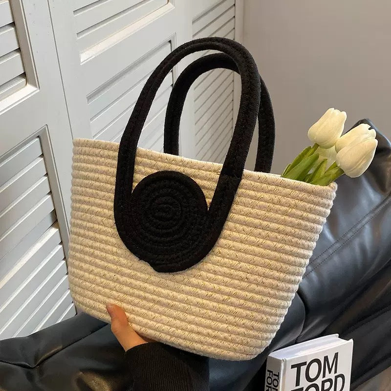 Handmade basket bag with innovative handle Siopsrl