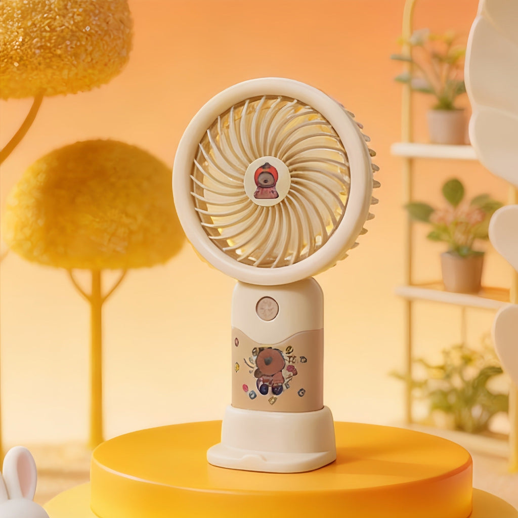 Siopsrl | Ladies portable hand fan with ergonomic design and cute motif Siopsrl