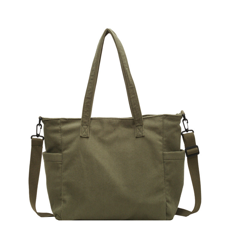 Siopsrl | Textured Multi-Pocket Travel Tote Siopsrl