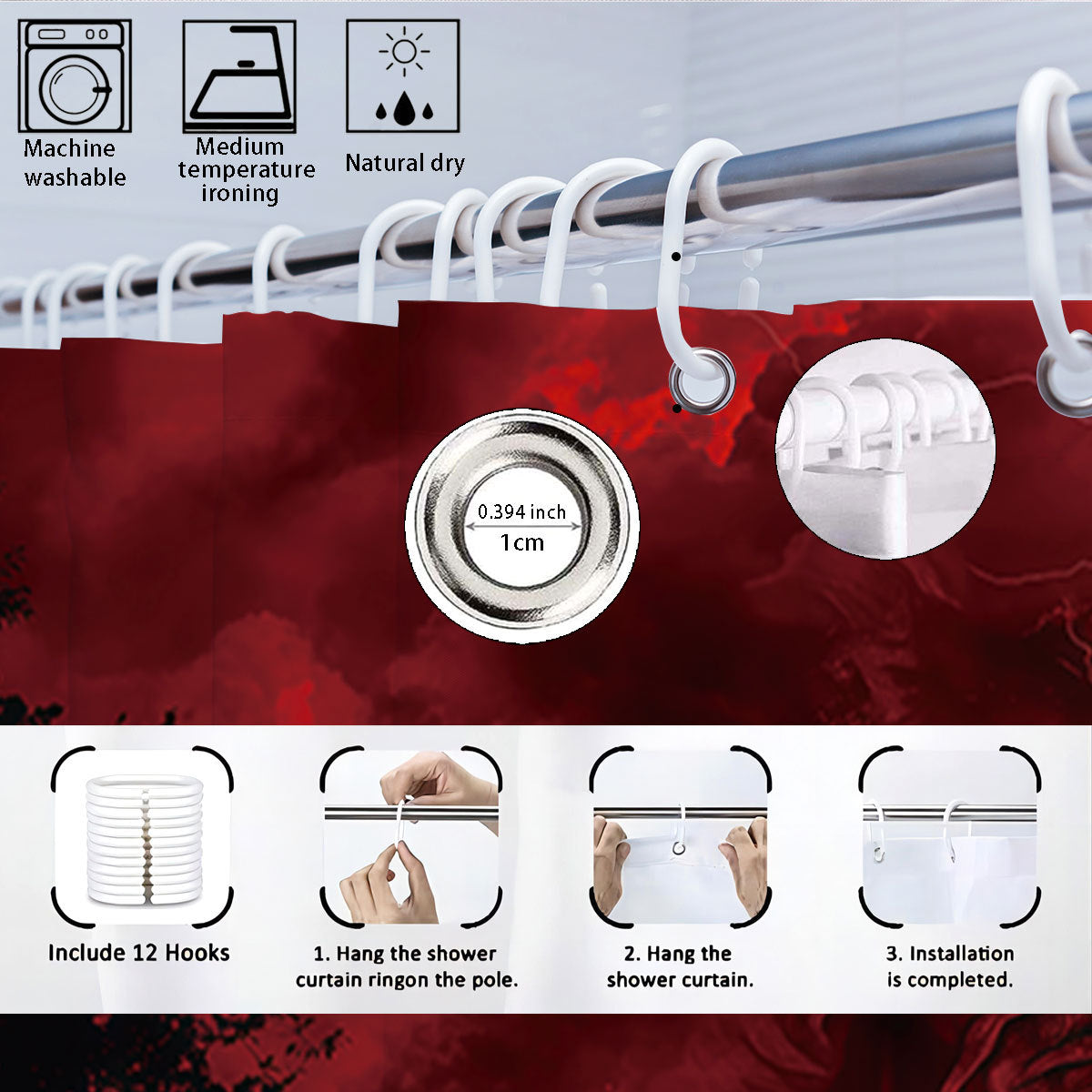 Siopsrl | Stranger Things Adventure-Themed Digital Bathroom Set Siopsrl