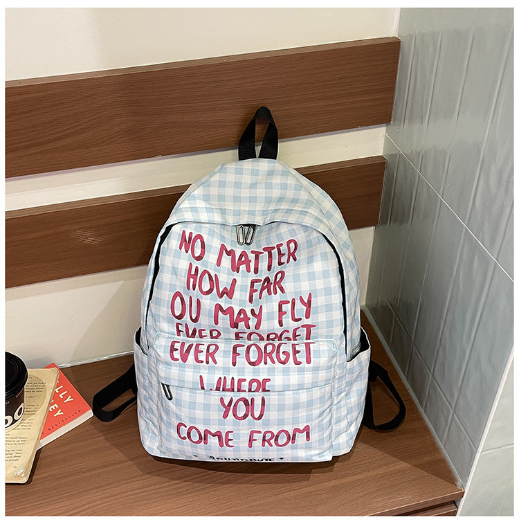 Siopsrl | Inspirational Graphic Print Backpack