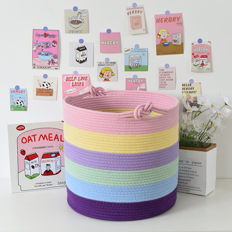 Modern storage basket with handles Siopsrl