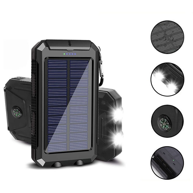 Siopsrl | Solar-powered power bank with dual USB connection Siopsrl