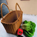 WoHandcrafted Woven Storage Basket Siopsrl