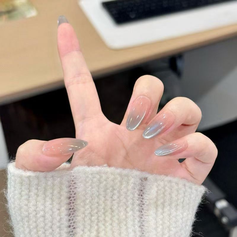 Siopsrl | Artificial artificial nails with shimmering pearl effect Siopsrl