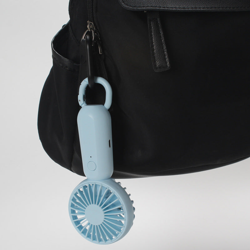 Siopsrl | Women's compact portable handheld fan with rechargeable battery and carrying strap Siopsrl