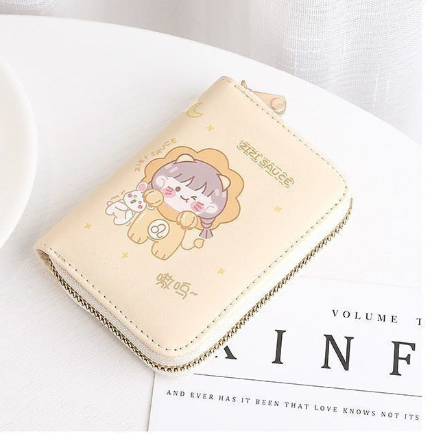 Siopsrl | Cute Cartoon Character Zip Wallet Siopsrl
