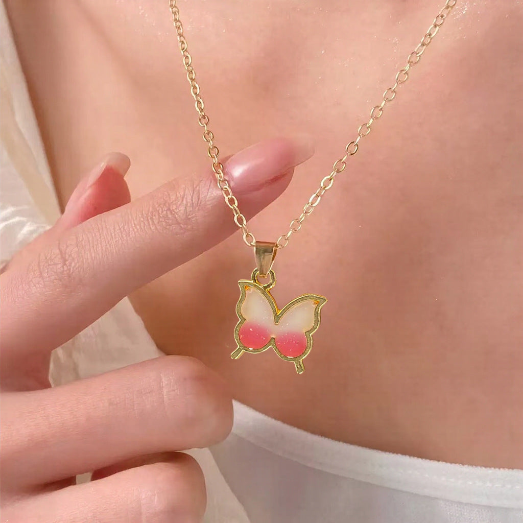 Siopsrl | Butterfly Pendant Necklace Siopsrl