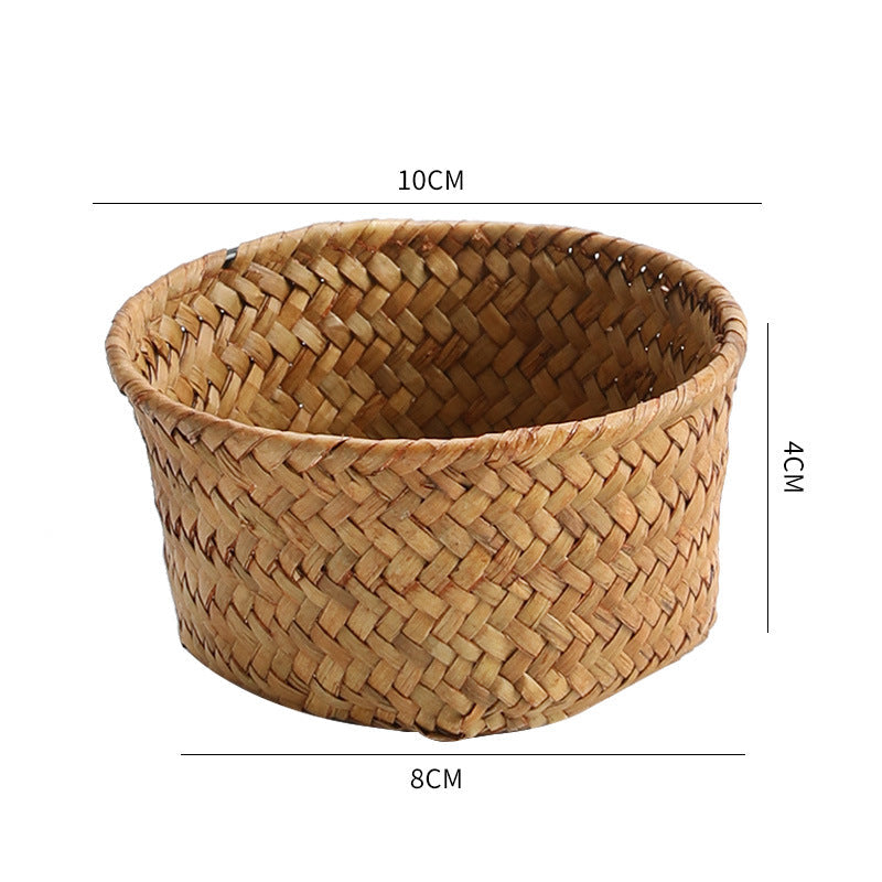 Handmade Natural Fiber Storage Basket Siopsrl