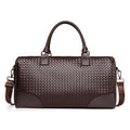 Siopsrl | Woven Leather Travel Duffel Siopsrl