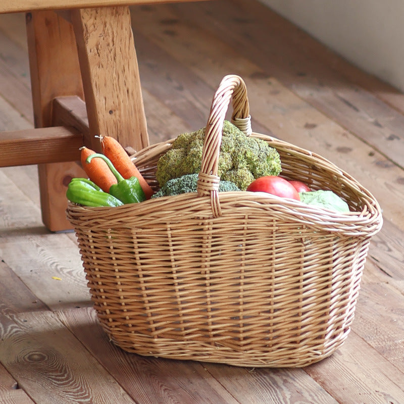 Storage basket made of natural rattan Siopsrl
