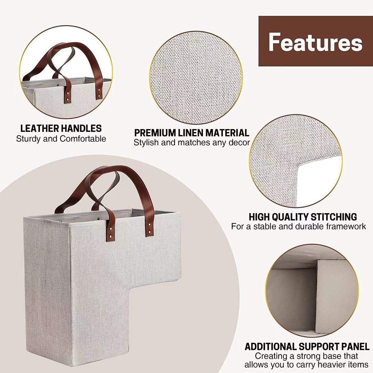 Practical Foldable Storage Basket Siopsrl