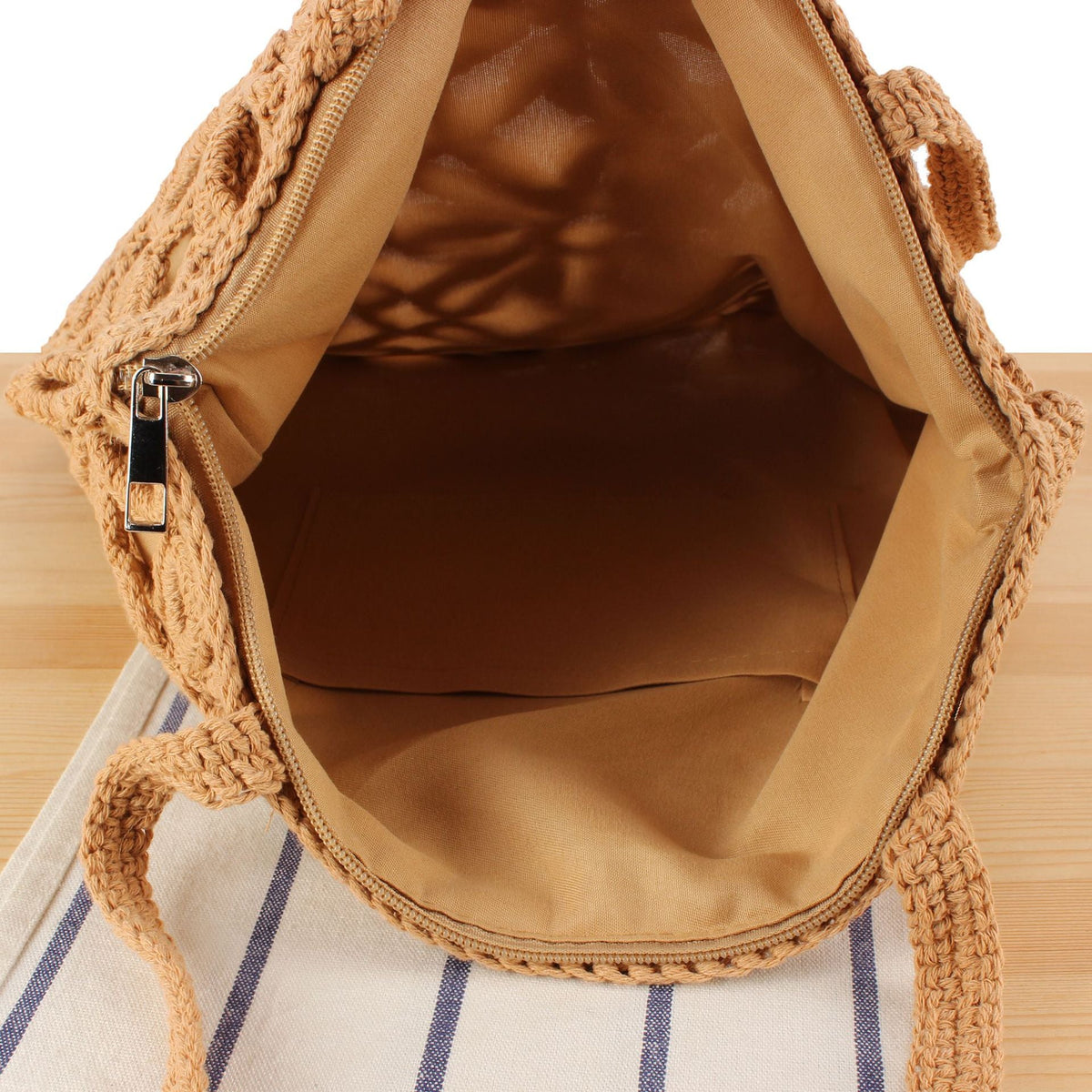 Siopsrl | Crochet Tote Bag with Floral Patterns Siopsrl