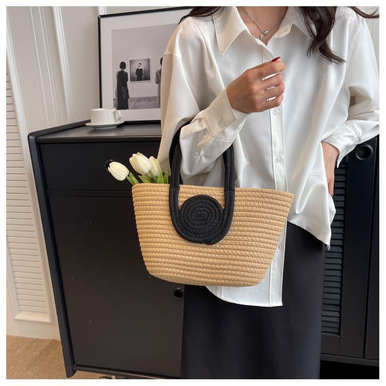 Handmade basket bag with innovative handle Siopsrl
